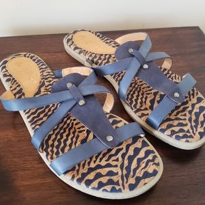 Naya Zephyr leather sandals